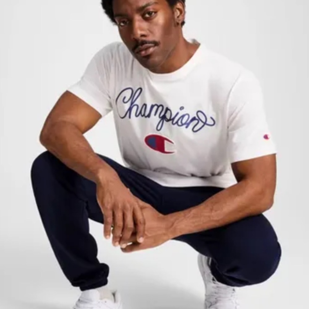Champion Men's Graphic T-Shirt - White new 🆕 - Picture 1 of 7